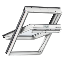 Tuimelvenster op zonne-energie, wit polyurethaan, triple beglazing extra comfort
